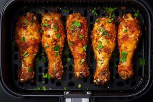 بهترین دستور پخت مرغ در هواپز (طلایی، آبدار و ساده)