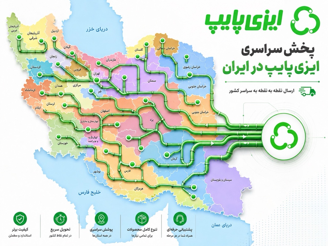 نمایندگی ایزی پایپ بابک تجارت
